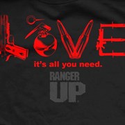 Футболка Ranger Up Black Love - фото 9545
